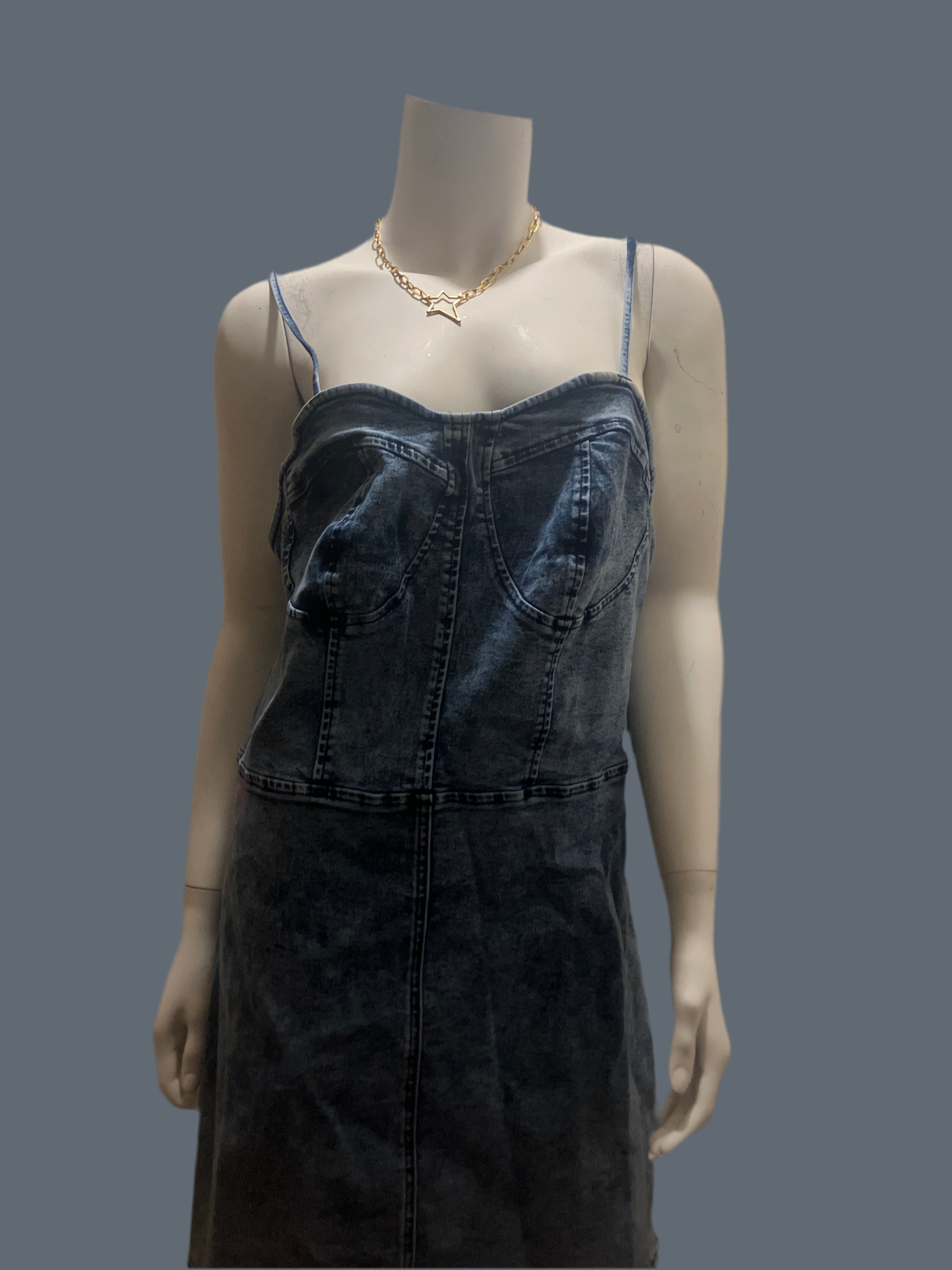 Denim dress