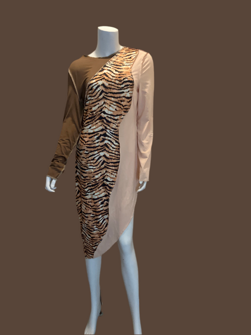 Animal print dress