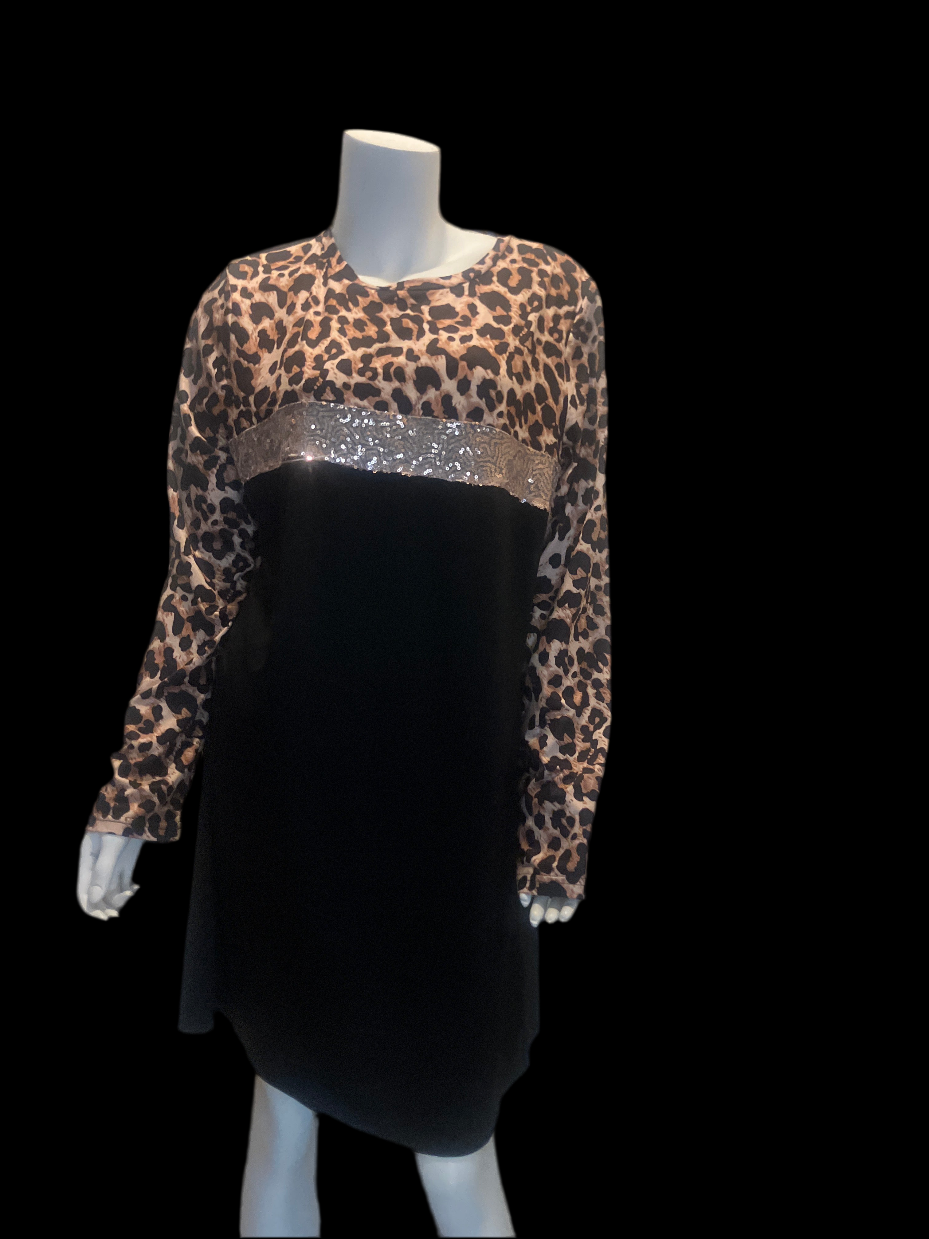 Cheetah print dress