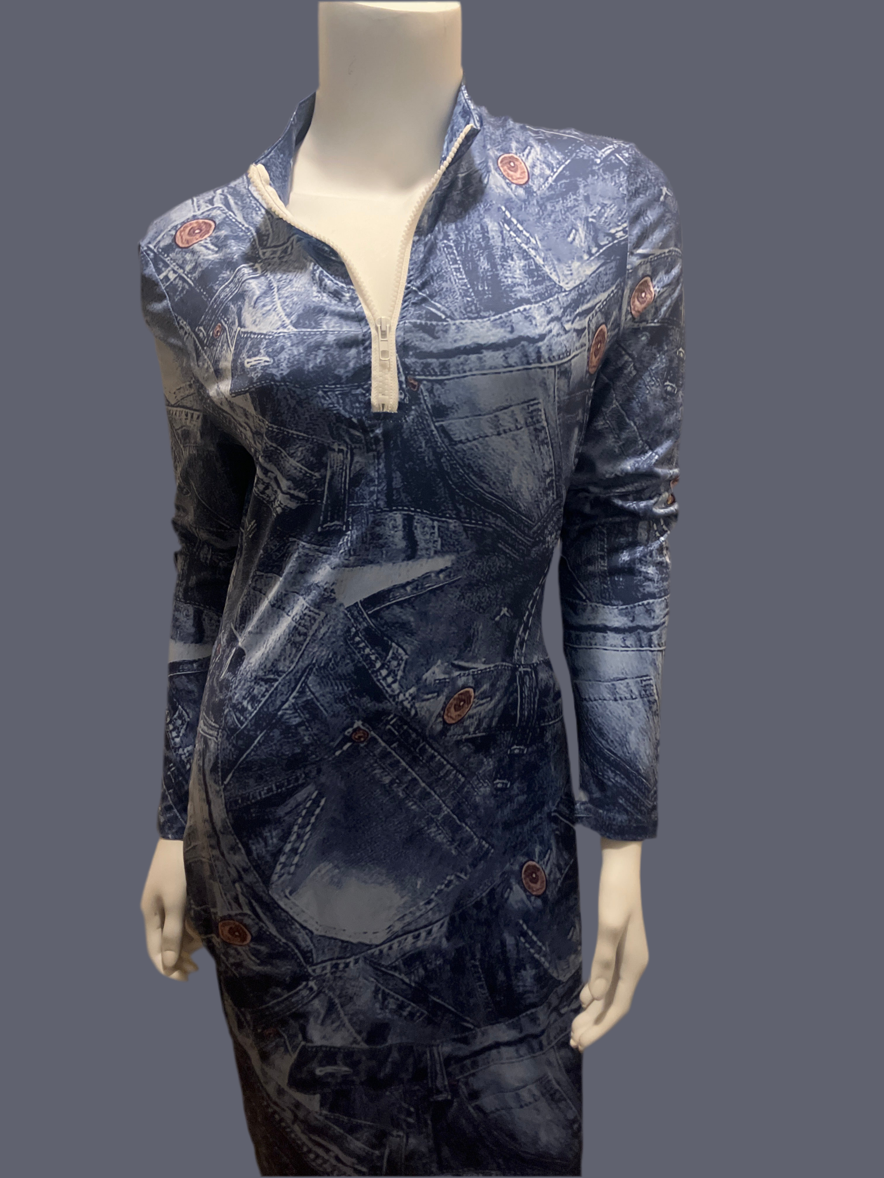 Denim dress