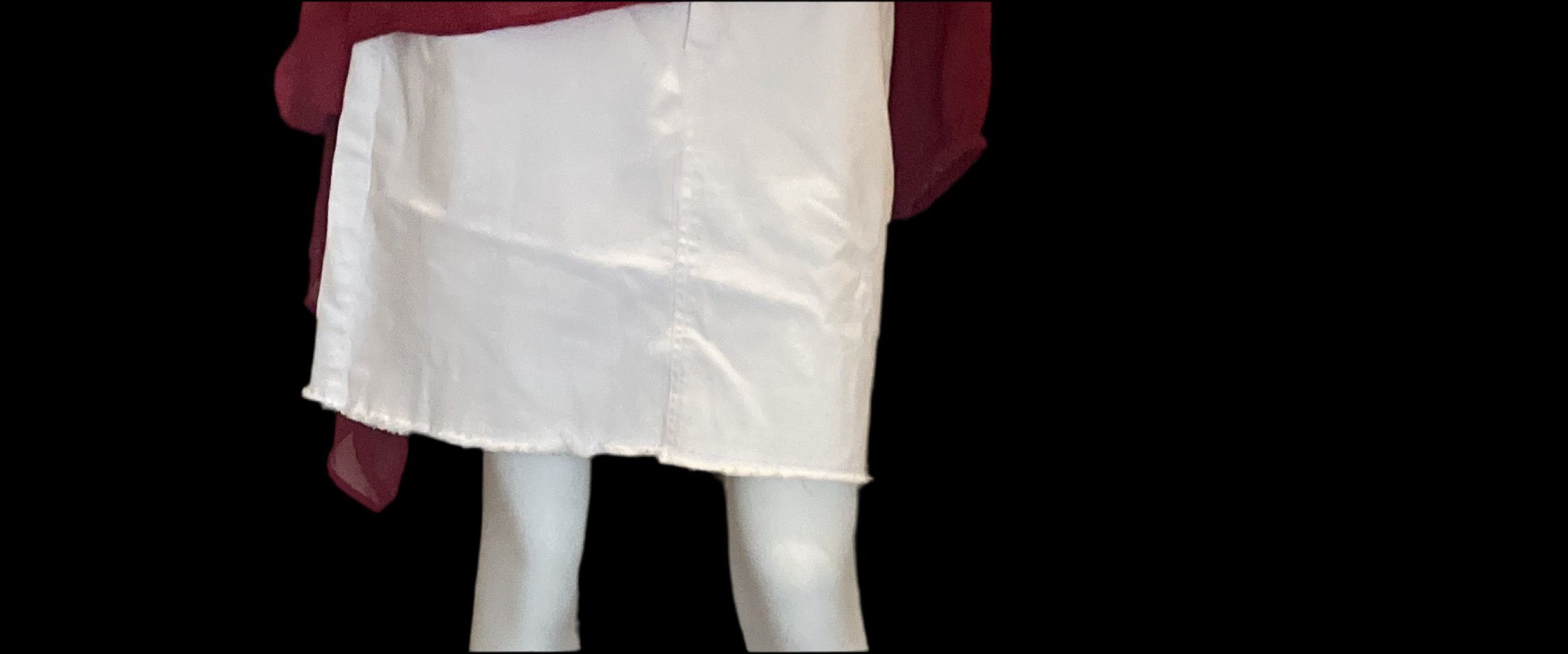 Blue jeans skirt